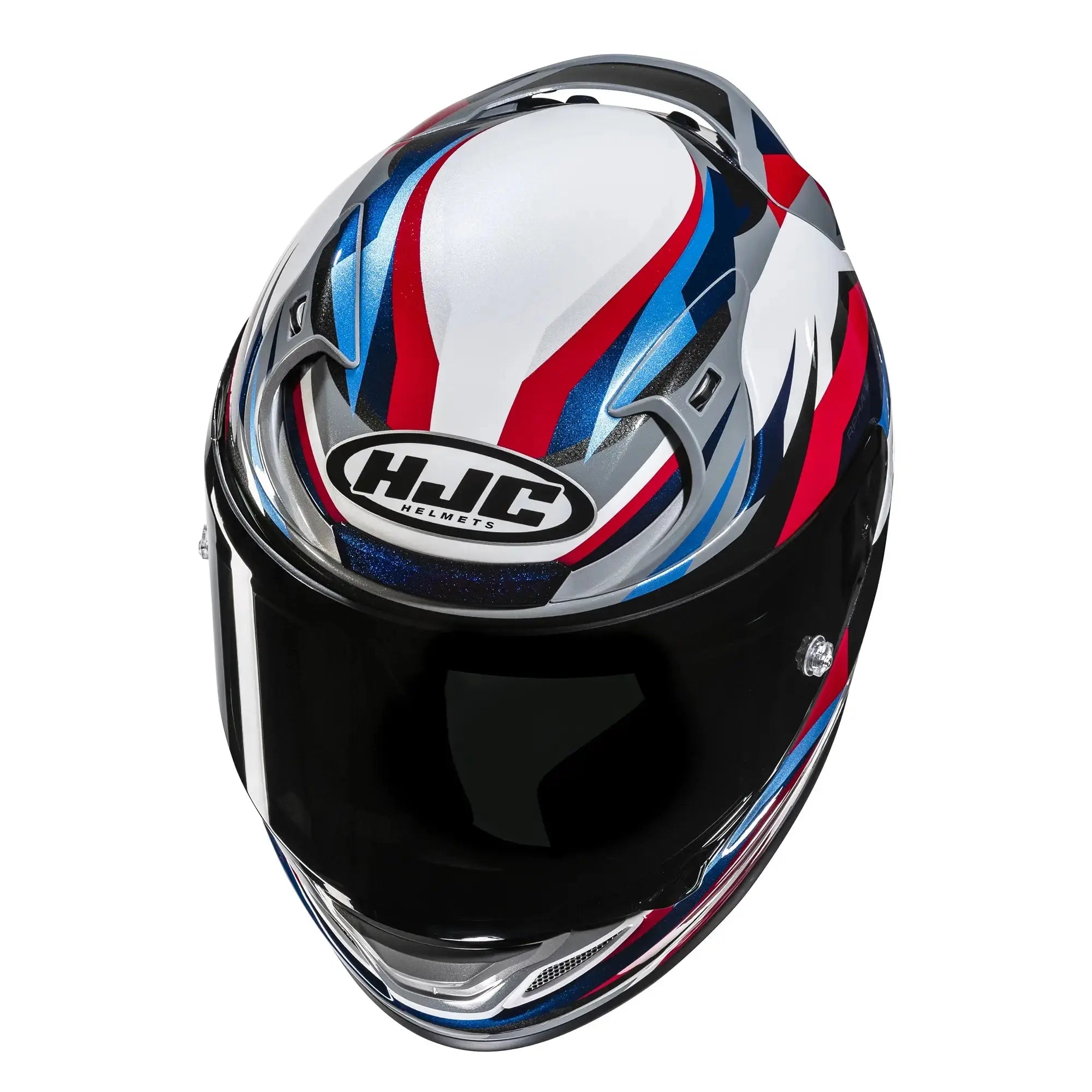 HJC RPHA 12 Dravix MC21 White / Blue / Red FREE UK Delivery, FREE 365 Day Returns | Moto Central