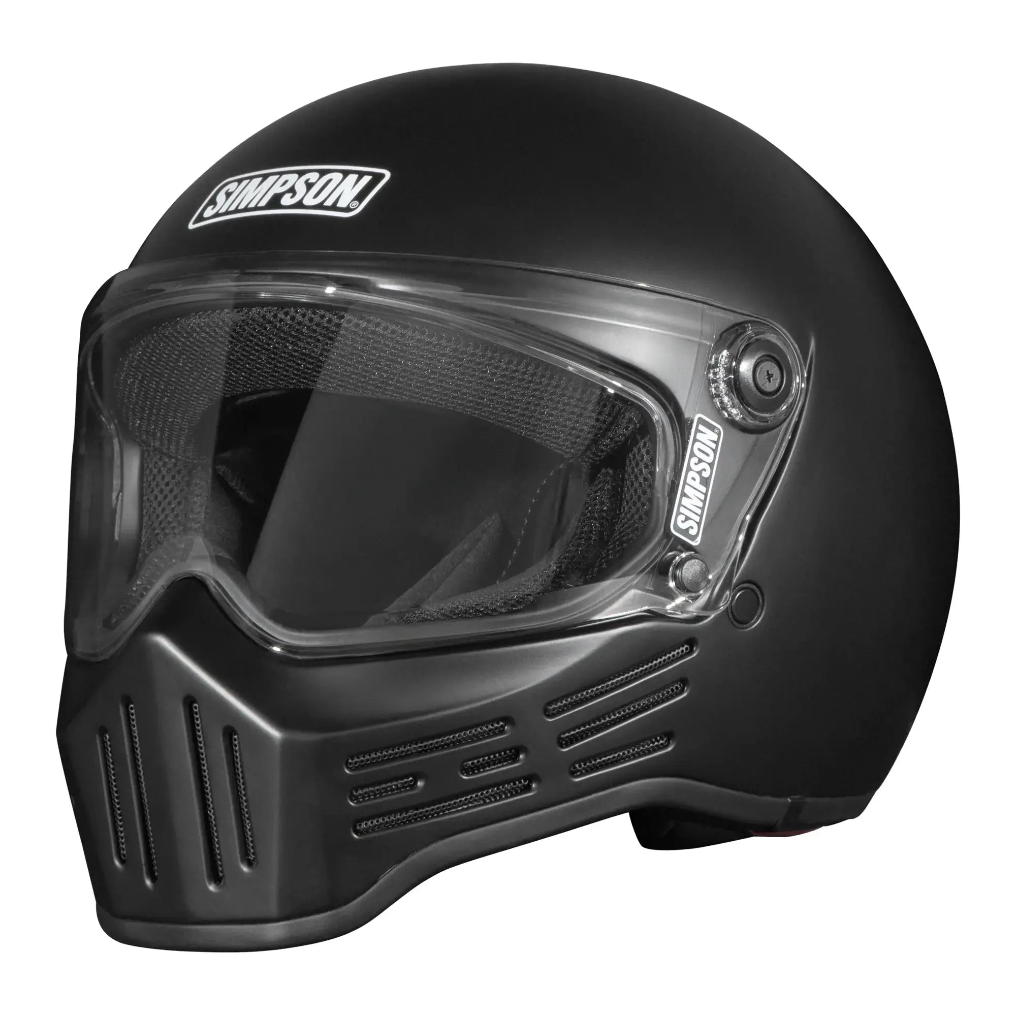 Simpson M30 Solid Matt Black FREE UK Delivery, FREE 365 Day Returns | Moto Central