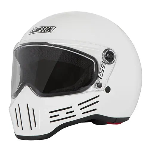 Simpson M30 Solid White FREE UK Delivery, FREE 365 Day Returns | Moto Central
