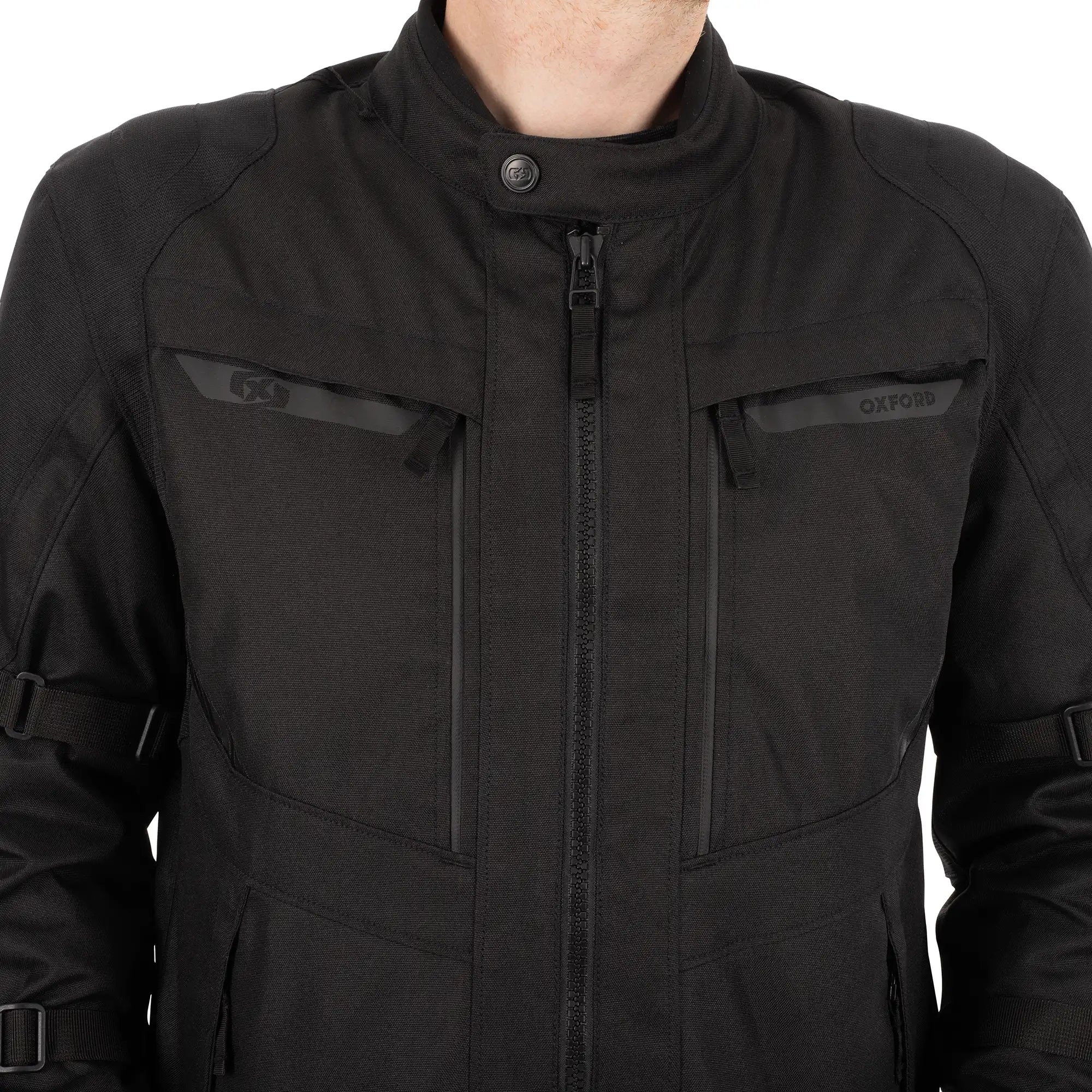 Oxford Toronto 1.0 D2D Textile Jacket Stealth Black FREE UK Delivery, FREE 365 Day Returns | Moto Central