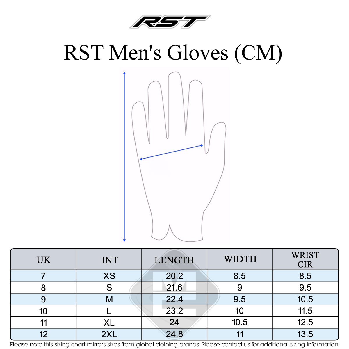 RST RST Rider CE Mens Glove Black/Black Size 9 UK Stock 